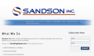 Sandsoninc.com thumbnail