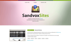 Sandvoxsites.com thumbnail
