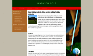 Sandwichgolf.com thumbnail