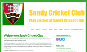 Sandycricketclub.co.uk thumbnail