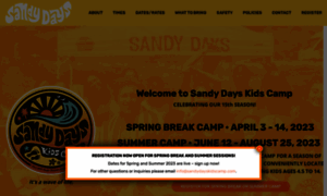 Sandydayskidscamp.com thumbnail