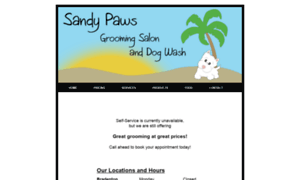 Sandypawsdogwash.com thumbnail