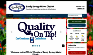 Sandyspringswaterdistrict.com thumbnail