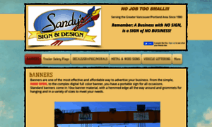 Sandyssigns.com thumbnail