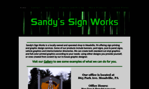 Sandyssignworks.com thumbnail