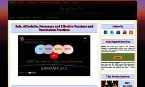 Sanevax.org thumbnail
