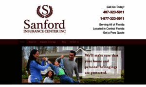 Sanfordinsurancecenter.com thumbnail