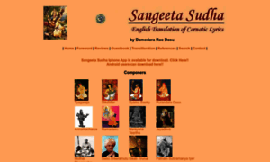 Sangeetasudha.org thumbnail