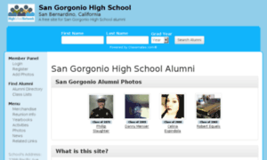 Sangorgoniohighschool.net thumbnail