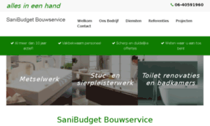 Sanibudget-bouwservice.nl thumbnail