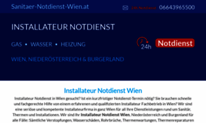 Sanitaer-notdienst-wien.at thumbnail