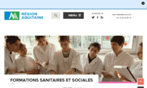 Sanitaire-social.aquitaine.fr thumbnail