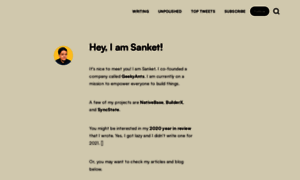 Sanket.info thumbnail