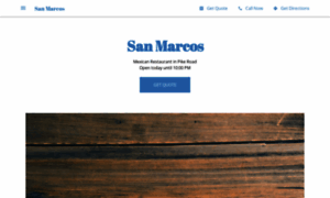 Sanmarcosmexicanrestaurant-restaurant.business.site thumbnail