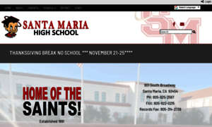 Santamariahighschool.org thumbnail