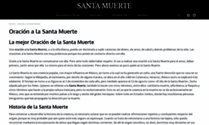 Santamuerte.net thumbnail