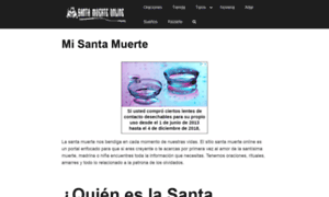 Santamuerte.online thumbnail
