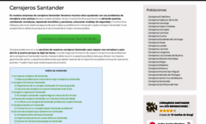 Santandercerrajeros.com thumbnail