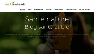 Santenature.fr thumbnail
