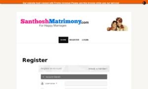 Santhoshmatrimony.com thumbnail