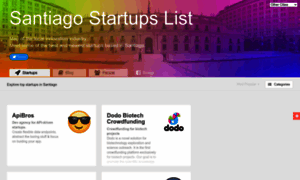 Santiago.startups-list.com thumbnail