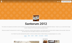 Santorum-2012.com thumbnail
