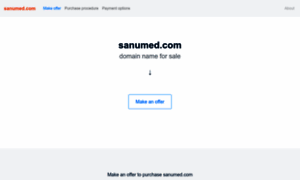 Sanumed.com thumbnail