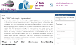 Sapcrmtraininghyderabad.in thumbnail