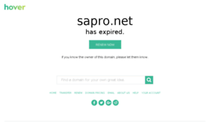 Sapro.net thumbnail