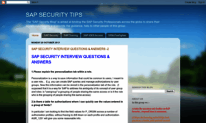 Sapsecuritytips.blogspot.com thumbnail