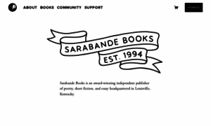 Sarabandebooks.org thumbnail