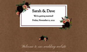 Sarah-and-davey.gettingmarried.co.uk thumbnail