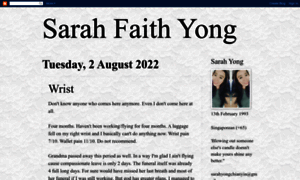 Sarahfaithyong.blogspot.sg thumbnail