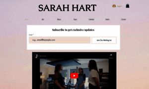 Sarahhart.com thumbnail