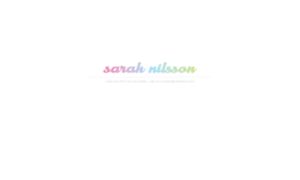 Sarahnilsson.com thumbnail