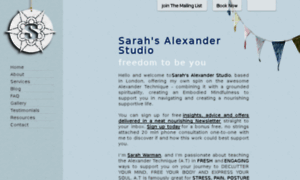 Sarahs-alexander-studio.com thumbnail
