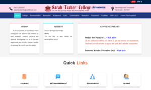 Sarahtuckercollege.edu.in thumbnail