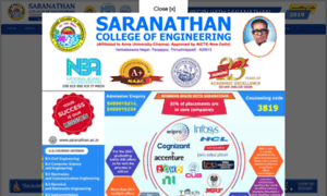Saranathan.ac.in thumbnail