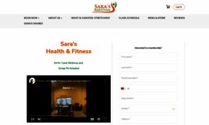 Sarashealthfitness.com thumbnail