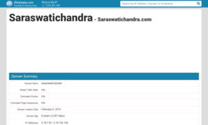 Saraswatichandra.com.websitevaluespy.com thumbnail