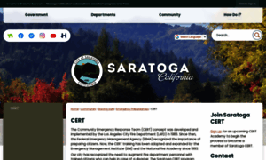 Saratogacert.org thumbnail