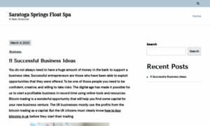 Saratogaspringsfloatspa.com thumbnail