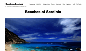 Sardinianbeaches.com thumbnail