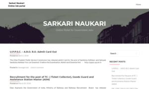 Sarkari-naukari.co.in thumbnail