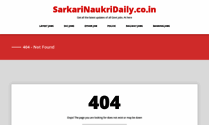 Sarkarinaukridaily.co.in thumbnail