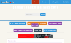 Sarkarinaukrirailwayjobs.com thumbnail