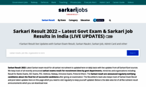 Sarkariresult.sarkarijobs.com thumbnail