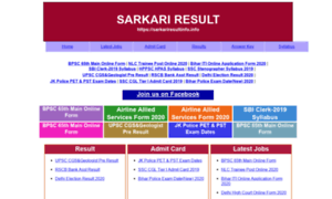 Sarkariresultinfo.info thumbnail