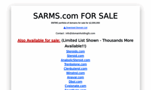 Sarms.com thumbnail