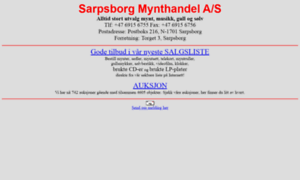 Sarpsborgmynthandel.no thumbnail
